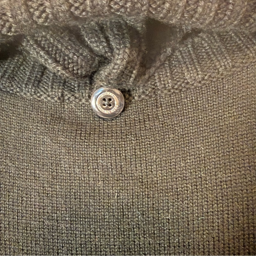 MICHAEL Michael Kors Black Women’s Sweater Cardigan with Removable Scarf Size XL - Picture 5 of 7